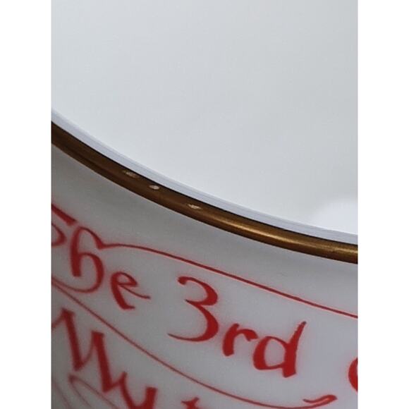 Royal Doulton 12 Days of Christmas Goblets 1st 2nd 3rd Partridge Doves Hens - Picture 15 of 15